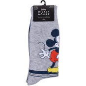 Wholesale - 2pk MEN MICKEY MOUSE HEY MICKEY CREW SOCKS SIZE 10-13, UPC: 193159192778